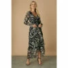 Wallis Petite Geo Silk Mix Wrap Midi Dress For Female -Cheap Wallis Store unnamed file 5215