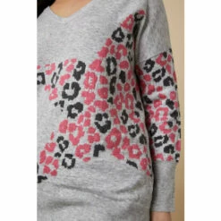 Wallis Curve Animal Star Crew Neck Jumper For Female -Cheap Wallis Store unnamed file 5245