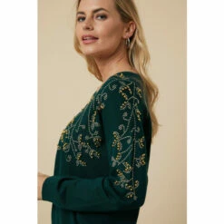 Wallis Petite Hotfix Flower V Neck Tunic For Female -Cheap Wallis Store unnamed file 5257