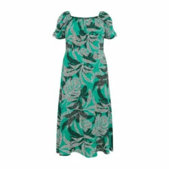 Wallis Curve Green Ruffle Sleeve Dress For Female -Cheap Wallis Store unnamed file 5284