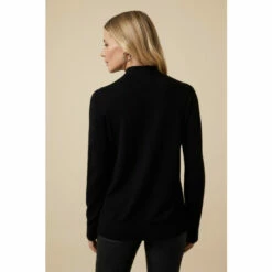 Wallis Petite Black Dome Hotfix High Neck Jumper For Female -Cheap Wallis Store unnamed file 5288