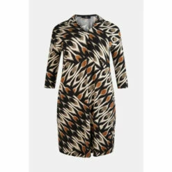 Wallis Curve Ikat Print Bucket Pocket Dress For Female -Cheap Wallis Store unnamed file 5313