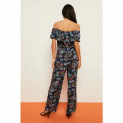 Wallis Navy Butterfly Jersey Bardot Jumpsuit For Female -Cheap Wallis Store unnamed file 5355