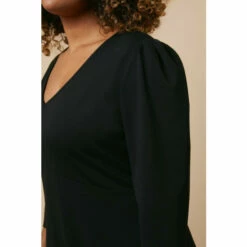 Wallis Curve Black Ponte Midi Dress For Female -Cheap Wallis Store unnamed file 5362