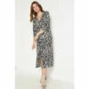 Wallis Galaxy Print Puff Sleeve Dress For Female