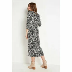 Wallis Galaxy Print Puff Sleeve Dress For Female -Cheap Wallis Store unnamed file 5386