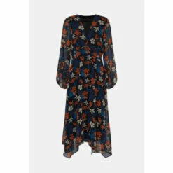 Wallis Tall Navy Floral Twist Front Dress For Female 12 Wallis Tall Navy Floral Twist Front Dress For Female -Cheap Wallis Store unnamed file 5409
