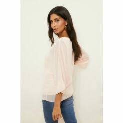 Wallis Plain Chiffon Overlayer Top For Female -Cheap Wallis Store unnamed file 5419