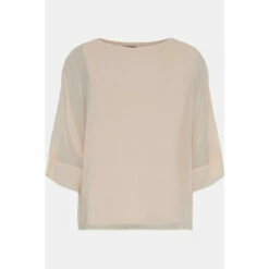 Wallis Plain Chiffon Overlayer Top For Female -Cheap Wallis Store unnamed file 5421