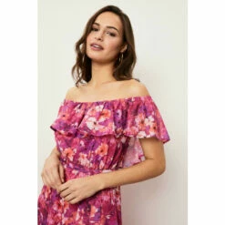 Wallis Multi Floral Off-shoulder Dress For Female -Cheap Wallis Store unnamed file 5449