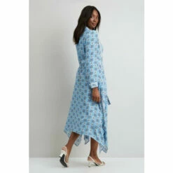 Wallis Abstract Floral Tie Shirt Dress For Female -Cheap Wallis Store unnamed file 5466