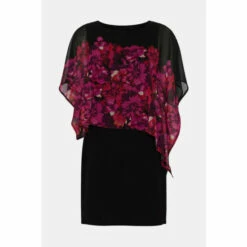 Wallis Floral Border Overlay Dress For Female -Cheap Wallis Store unnamed file 5480