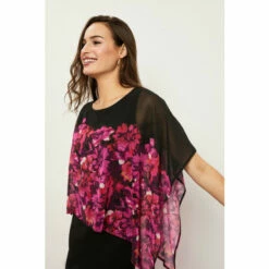 Wallis Floral Border Overlay Dress For Female -Cheap Wallis Store unnamed file 5481