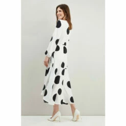 Wallis Giant Spot Tiered Wrap Dress For Female -Cheap Wallis Store unnamed file 5485