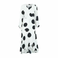 Wallis Giant Spot Tiered Wrap Dress For Female -Cheap Wallis Store unnamed file 5487