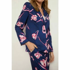 Wallis Navy Floral Print Satin Suit Blazer Jacket For Female 13 Wallis Navy Floral Print Satin Suit Blazer Jacket For Female -Cheap Wallis Store unnamed file 5493