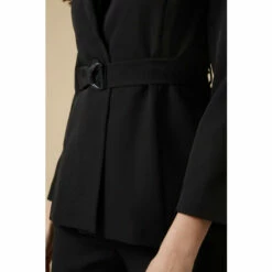 Wallis D-ring Belted Single Breasted Suit Blazer For Female -Cheap Wallis Store unnamed file 55