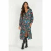 Wallis Floral Paisley Prairie Dress For Female