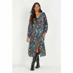 Wallis Floral Paisley Prairie Dress For Female