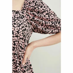 Wallis Blush Pebble Print Square Neck Midi Dress For Female -Cheap Wallis Store unnamed file 5558