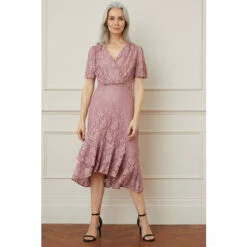Wallis Lace Wrap Midi Dress For Female -Cheap Wallis Store unnamed file 557