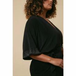 Wallis Curve Belted Jumpsuit Hotfix Cuffs For Female -Cheap Wallis Store unnamed file 5572