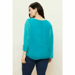 Wallis Curve Plain Overlayer Top For Female -Cheap Wallis Store unnamed file 5585