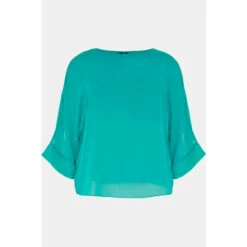 Wallis Curve Plain Overlayer Top For Female -Cheap Wallis Store unnamed file 5587