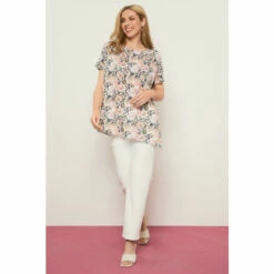 Wallis Floral Leopard Asymmetric Top For Female -Cheap Wallis Store unnamed file 5596