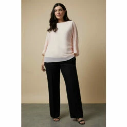 Wallis Curve Plain Overlayer Top For Female -Cheap Wallis Store unnamed file 5609