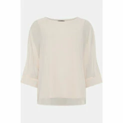 Wallis Curve Plain Overlayer Top For Female -Cheap Wallis Store unnamed file 5612