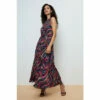 Wallis Multi Zebra Print Maxi Dress For Female