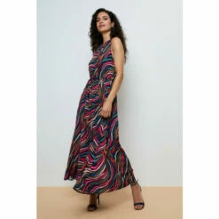 Wallis Multi Zebra Print Maxi Dress For Female -Cheap Wallis Store unnamed file 5688