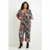 Wallis Curve Floral Flutter Sleeve Jumpsuit For Female 2 Wallis Curve Floral Flutter Sleeve Jumpsuit For Female -Cheap Wallis Store unnamed file 5695