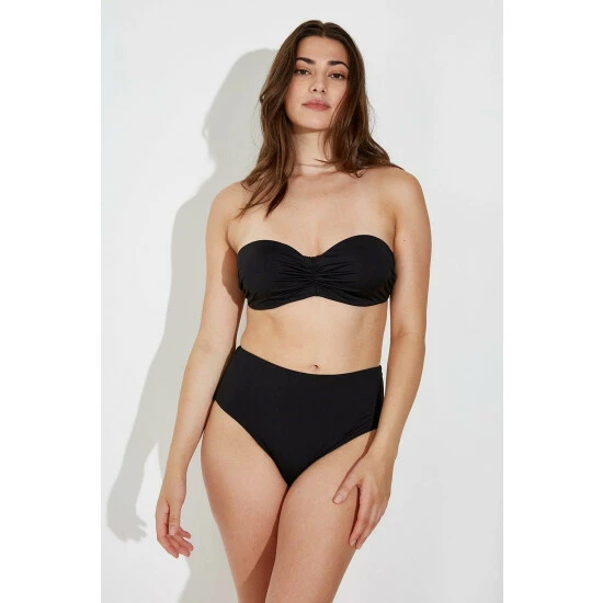 Wallis Black High Waist Bikini Bottoms For Female 3 Wallis Black High Waist Bikini Bottoms For Female