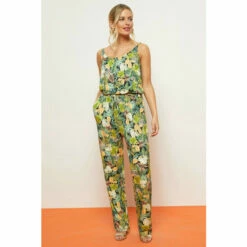 Wallis Palm Print Jersey Jumpsuit For Female -Cheap Wallis Store unnamed file 5788