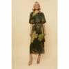 Wallis Green Floral Satin Midi Dress For Female -Cheap Wallis Store unnamed file 58