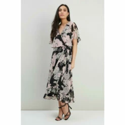 Wallis Petite Floral Chiffon Angel Sleeve Wrap Dress For Female 13 Wallis Petite Floral Chiffon Angel Sleeve Wrap Dress For Female -Cheap Wallis Store unnamed file 5814