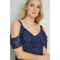 Wallis Tall Jacquard Cold Shoulder Top For Female -Cheap Wallis Store unnamed file 5819