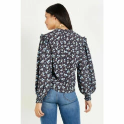 Wallis Petite Ditsy Floral Ruffle Shirt For Female -Cheap Wallis Store unnamed file 5864