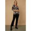 Wallis Petite Black Swirl Jersey Wrap Top For Female -Cheap Wallis Store unnamed file 5898