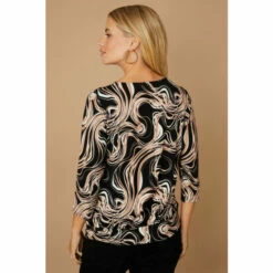 Wallis Petite Black Swirl Jersey Wrap Top For Female 9 Wallis Petite Black Swirl Jersey Wrap Top For Female -Cheap Wallis Store unnamed file 5900