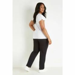 Wallis Curve Black Smart Tapered Leg Trousers For Female -Cheap Wallis Store unnamed file 5911