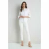 Wallis White Stud Side Seam Skinny Jeans For Female