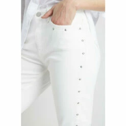 Wallis White Stud Side Seam Skinny Jeans For Female -Cheap Wallis Store unnamed file 5918