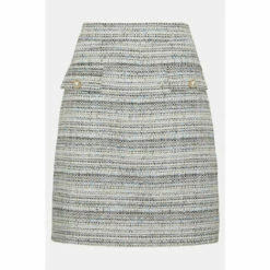 Wallis Stripe Pocket Detail Boucle Skirt For Female -Cheap Wallis Store unnamed file 5990