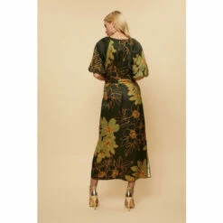 Wallis Green Floral Satin Midi Dress For Female -Cheap Wallis Store unnamed file 60