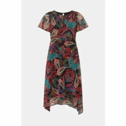 Wallis Multi Paisley Hanky Hem Dress For Female -Cheap Wallis Store unnamed file 6011