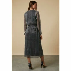 Wallis Sliver Plisse Wrap Dress For Female 10 Wallis Sliver Plisse Wrap Dress For Female -Cheap Wallis Store unnamed file 6015