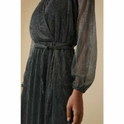 Wallis Sliver Plisse Wrap Dress For Female 11 Wallis Sliver Plisse Wrap Dress For Female -Cheap Wallis Store unnamed file 6016